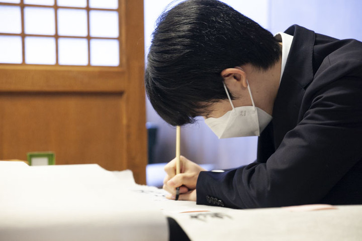 ALSOK杯王将戦中継ブログ : 揮毫