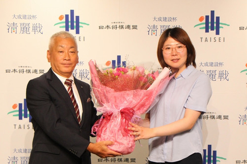花束贈呈